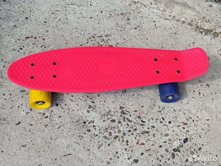 Роликовые коньки детские раздвижные + скейтборд