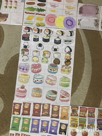 Бумажная еда. Развивает мелкую маторику у детей