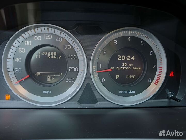 Volvo S60 2.5 AT, 2011, 120 000 км