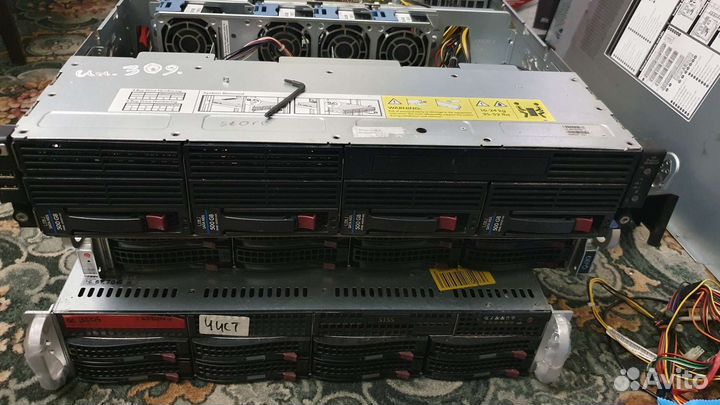 Сервера supermicro hp 160 360 380