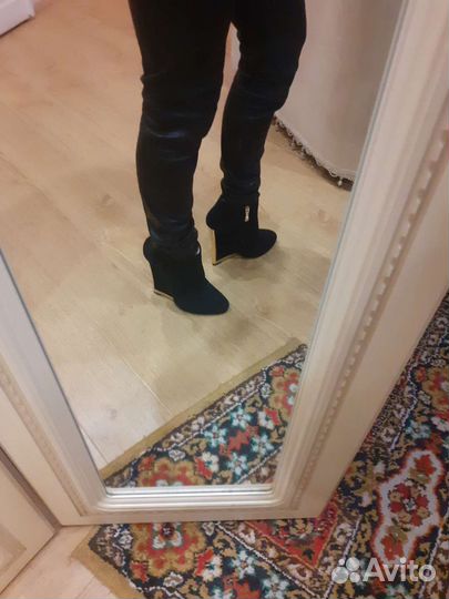 Ботильоны натуральные Gianmarko Lorenzi