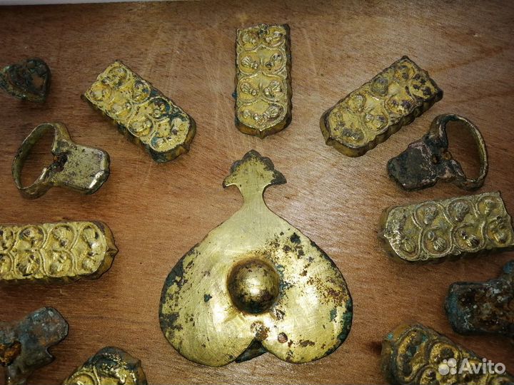 Сбруйный набор 12-13в, позолочен