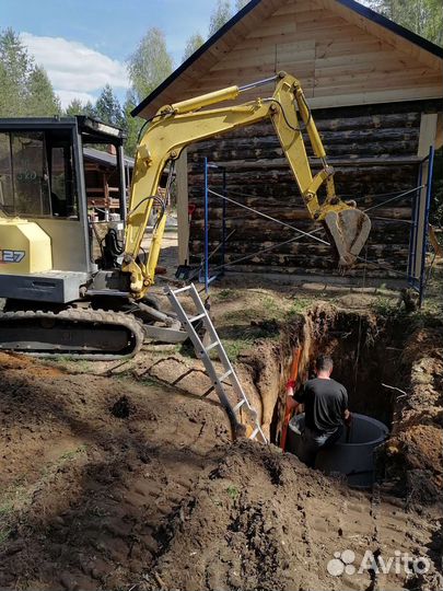 Услуги эксковатора, Миниэксковатора 3 т