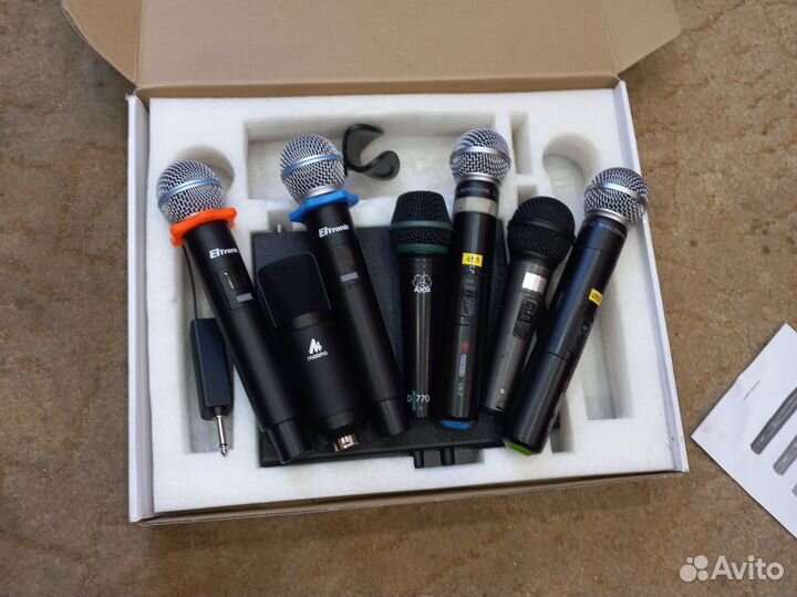 Микрофоны беспроводные, и проводные
