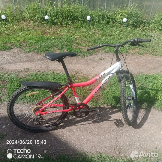 Велосипед подростковый 24 дюйма бу