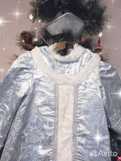 Костюм Снегурочки с кокошником