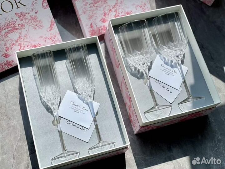 Фужеры бокалы Dior Диор