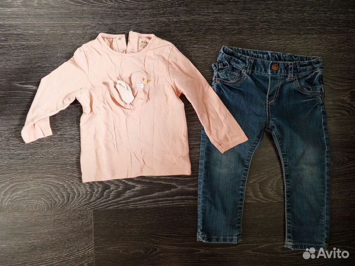 Детские вещи на девочку пакетом 86 92
