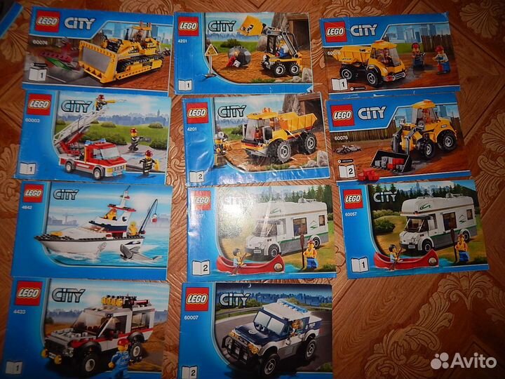 Инструкции к lego, каталоги, коробки