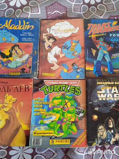 Альбомы с наклейками из 90х