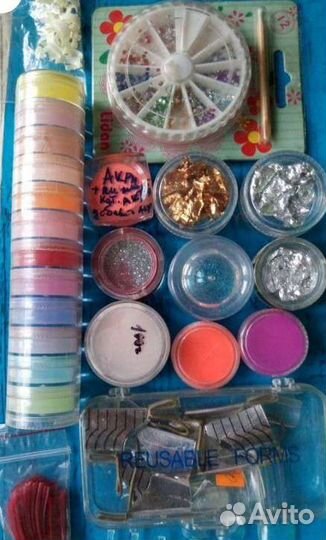 Маникюрные Кусачки лаки Краски Кисти Типсы Акрил О