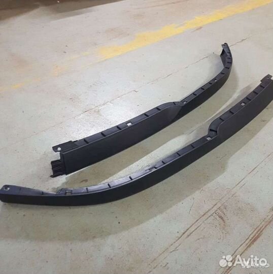 Губа юбка бампера Opel Astra H рестайл