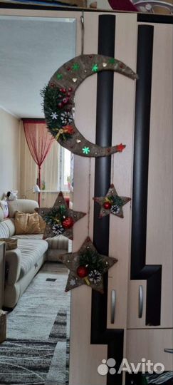 Подвеска Луна рождественская