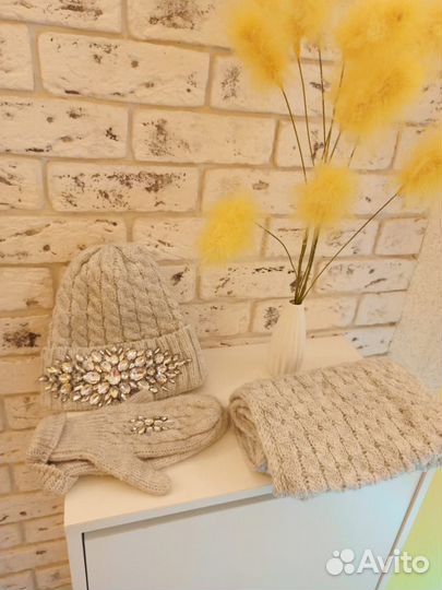 Зимняя шапка и снуд