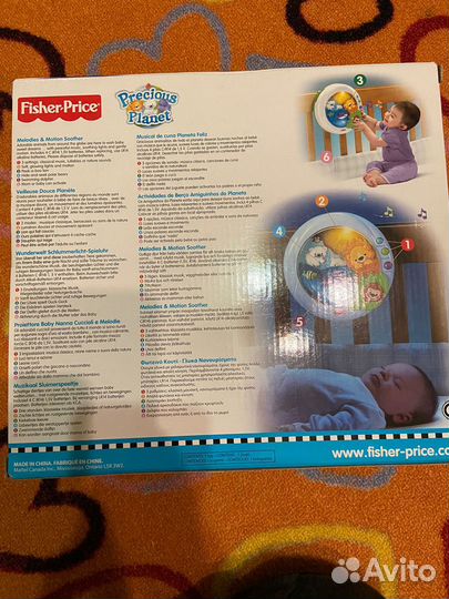 Ночник проектор fisher price