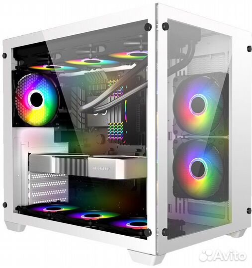 Корпус 1stplayer megaview MV7 White