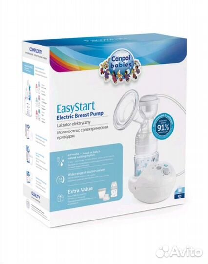 Canpol Babies Молокоотсос электрический EasyStart