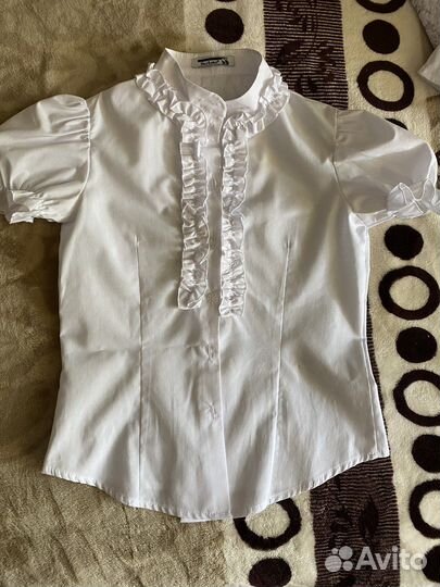 Блузки школьные 122 128