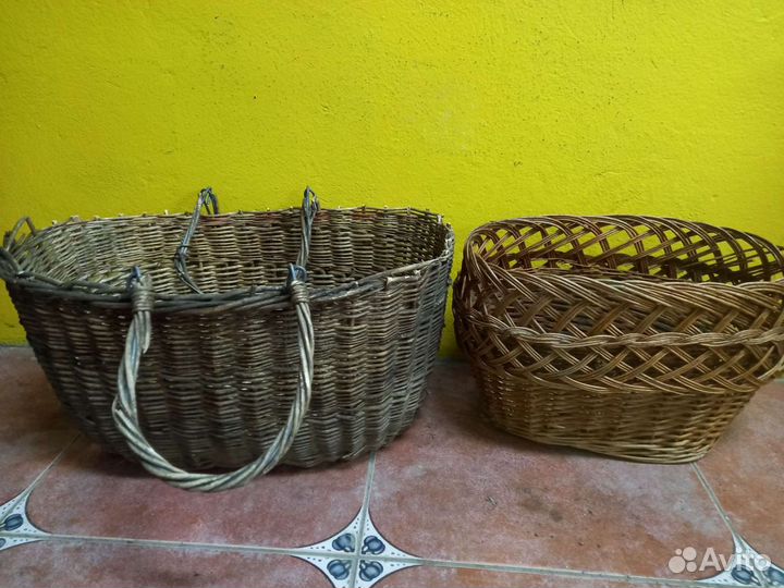 Старинные корзинки, большие