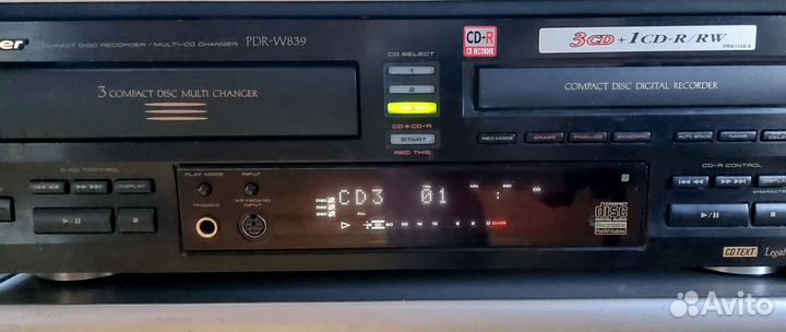 Cd проигрыватель пишущий pioneer pd rw839