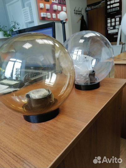 Плафон уличный светильник шар светильник на столб