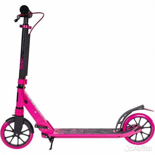 Самокат с ручным тормозом