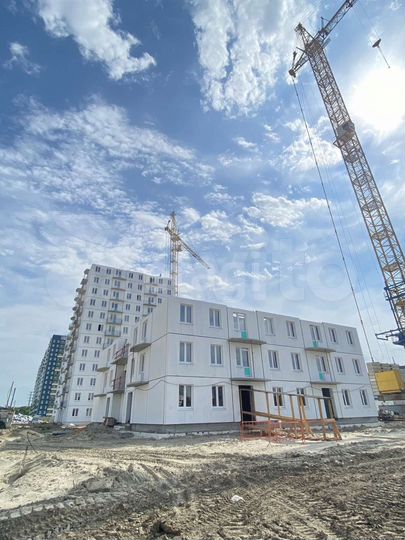 2-к. квартира, 53,3 м², 1/16 эт.