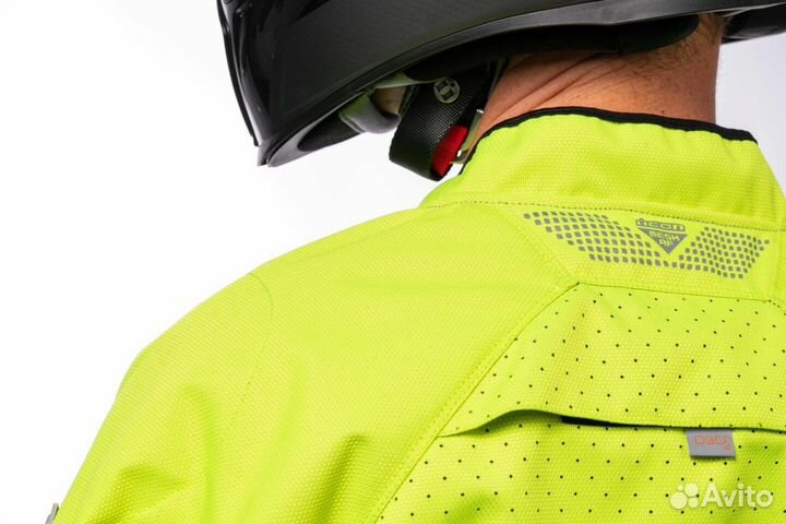 Icon Mesh AF2 CE Hi-Viz мотокуртка серая с желтыми вставками (размер: m)