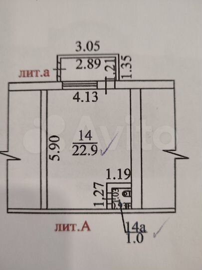 Торговая площадь, 24 м²