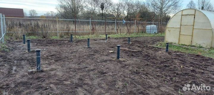 Установка винтовых свай