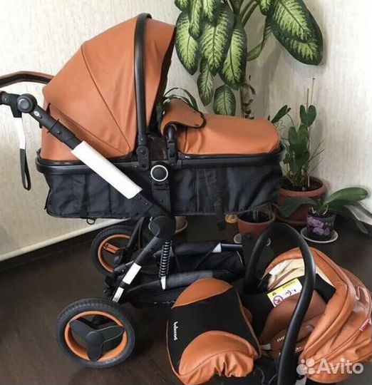 Коляска belecoo прогулка + люлька +автолюлька new