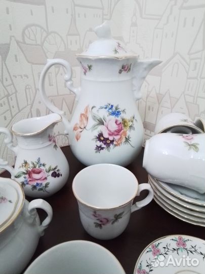 Сервиз кофейный Thun Чехословакия