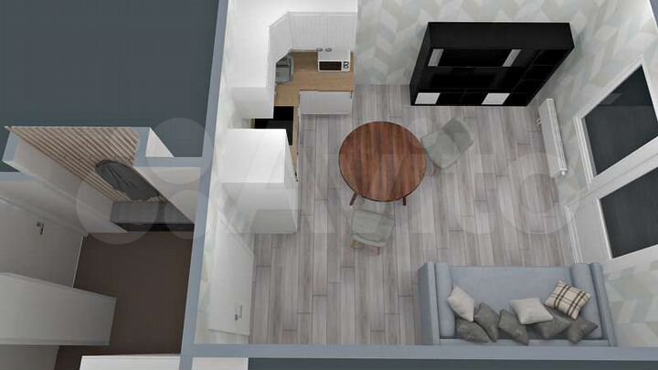 Квартира-студия, 30,4 м², 13/17 эт.