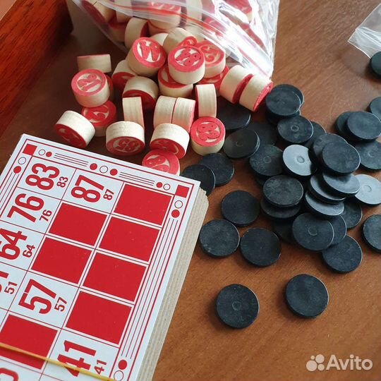 Русское лото mini лакированная шкатулка дерево