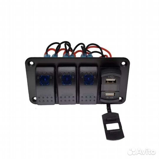 Панель управления для лодки-катера