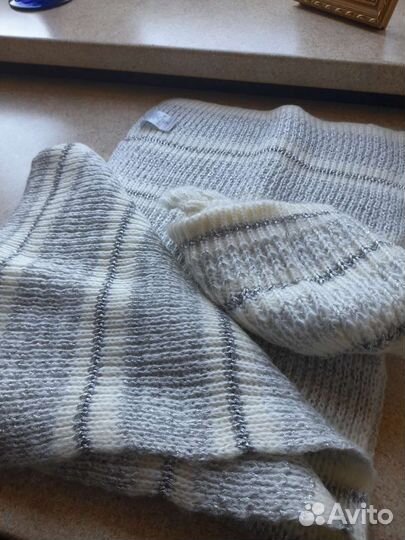 Комплект шапка, шарф новые