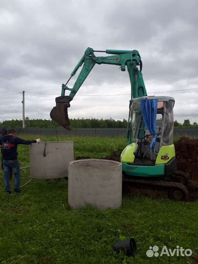 Услуги мини-экскаватора