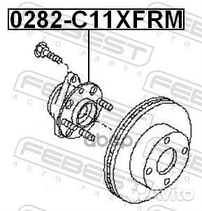 Ступица передняя (nissan tiida C11 2005) febest