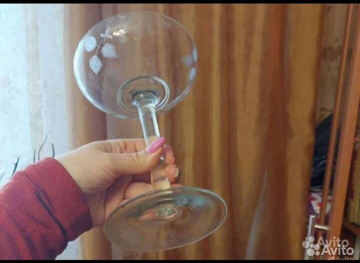 Ваза для фруктов Винтаж на высокой ножке