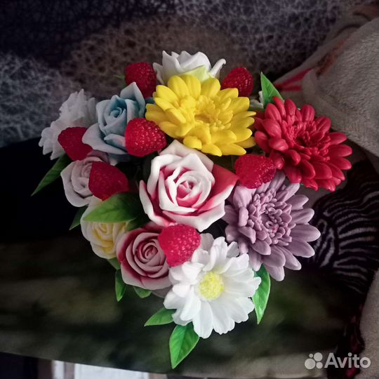 Букеты из мыла ручной работы