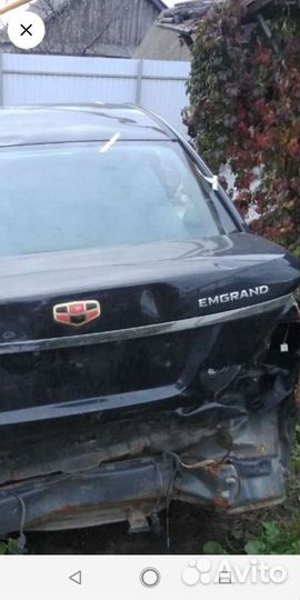 Крышка багажника Джили м гранд ес7