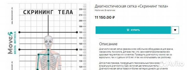 Эскиз диагностической сетки 