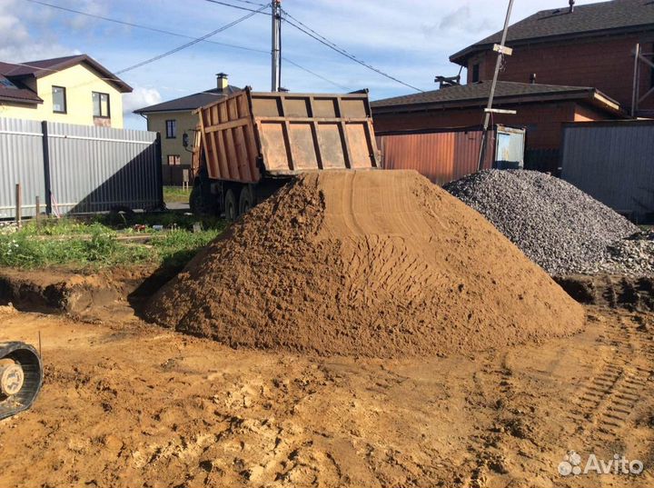Суглинок для выравнивания участка.Вывоз снега. Х-2