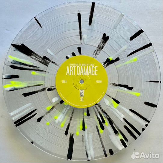 Fear Before Art Damage винил цветной