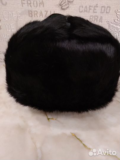 Шапка- ушанка из кролика новая