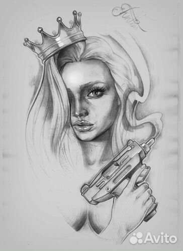 Портреты на заказ, Тату