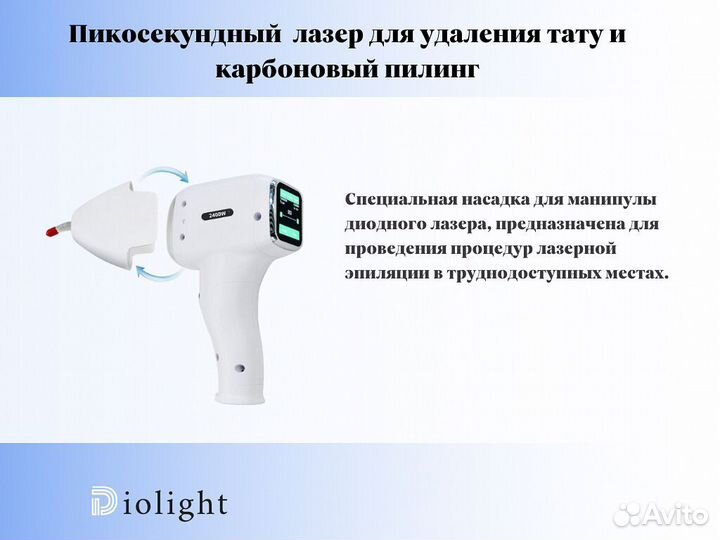 Диодный лазер Диолайт UltraMax 2400вт