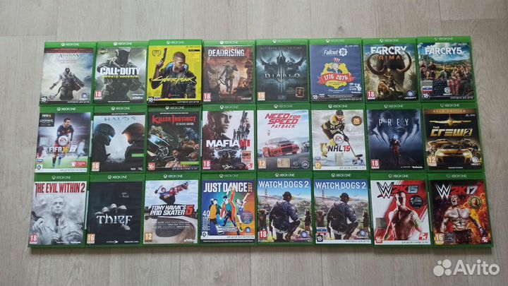 Лицензионные диски Xbox 360 и One