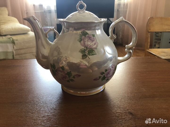 Рюмки чайник рог хрустальный