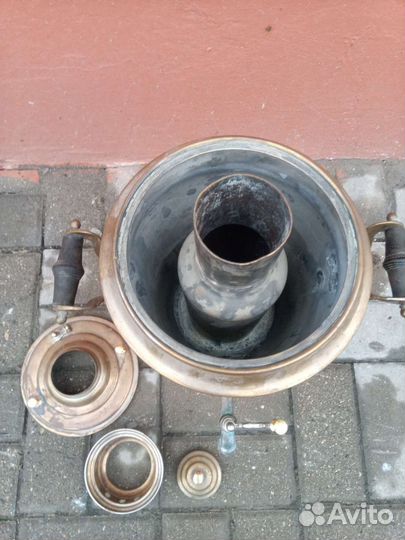 Старинный самовар Тула на углях 5 литров